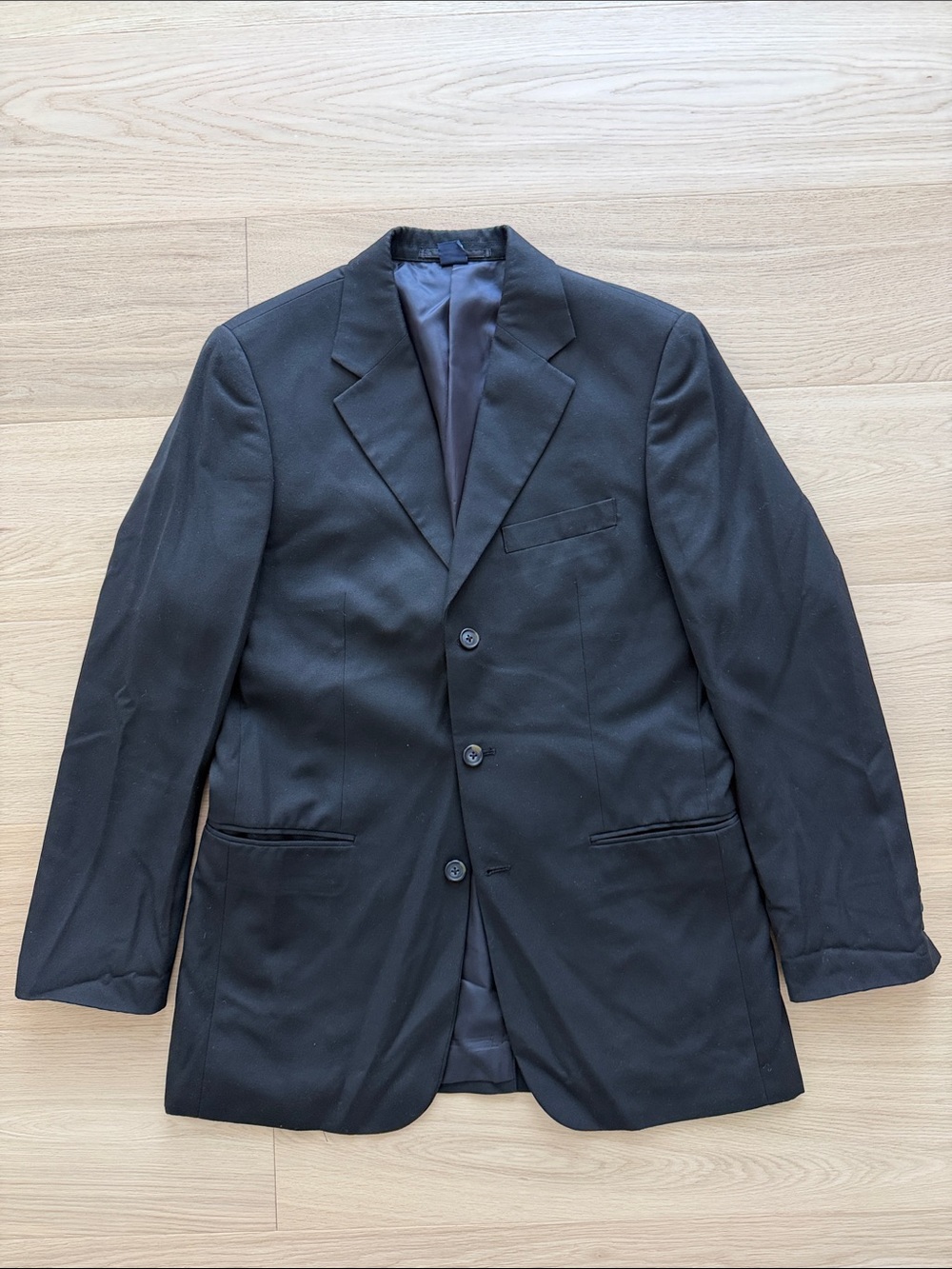 Men's Classic Black Blazer - Tailored Style